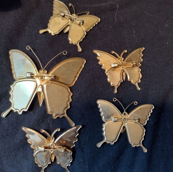 5 Vintage Butterflies - Picture 2 of 8